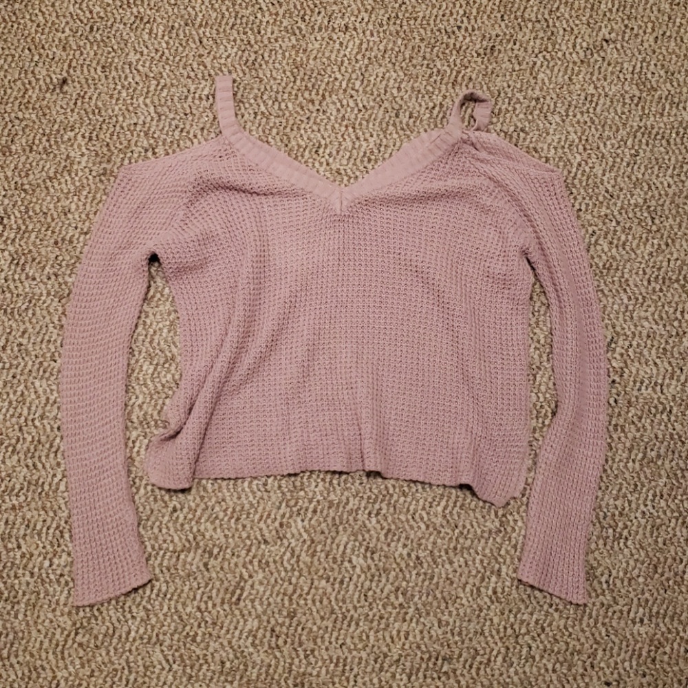 Off the shoulder knit sweater, Size S